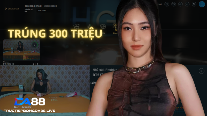 Hương Tràm may mắn trúng 300 triệu casino trực tuyến